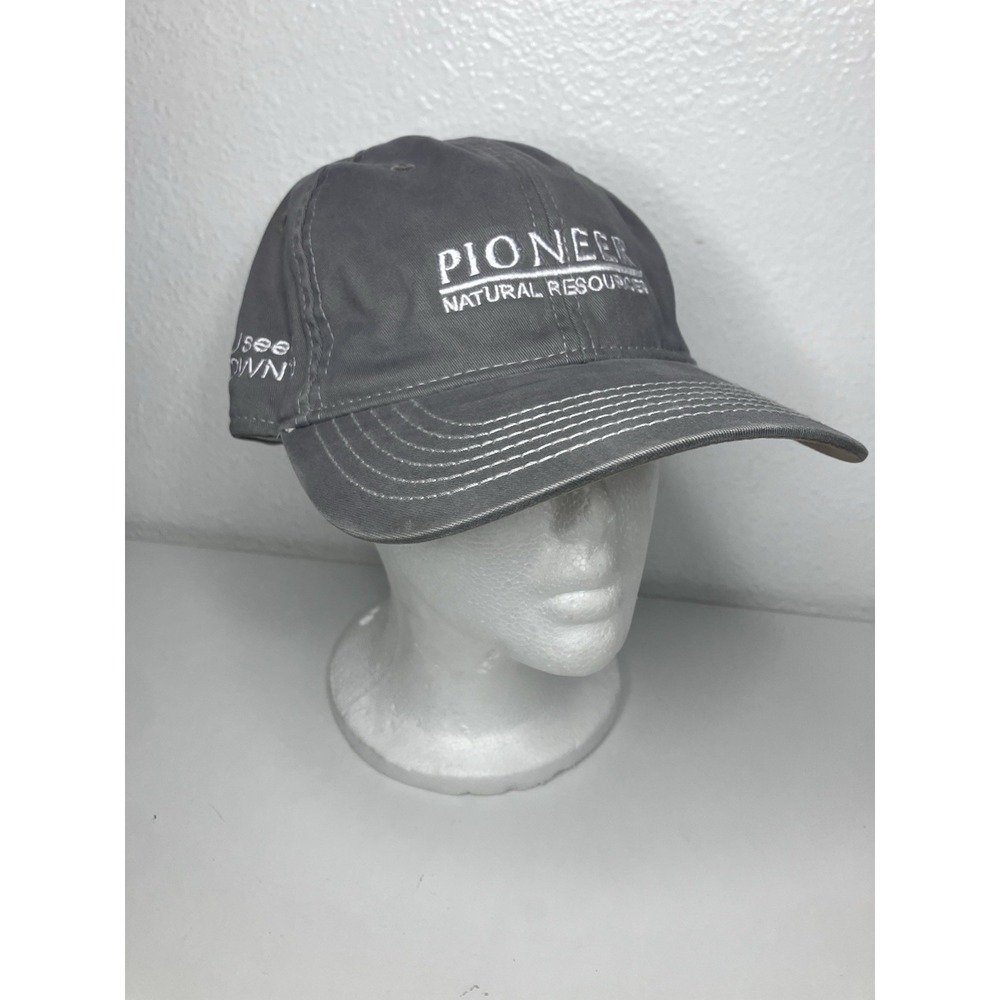 Vintage Pioneer Natural Resources Hat Gray Cap Y2K Adjustable